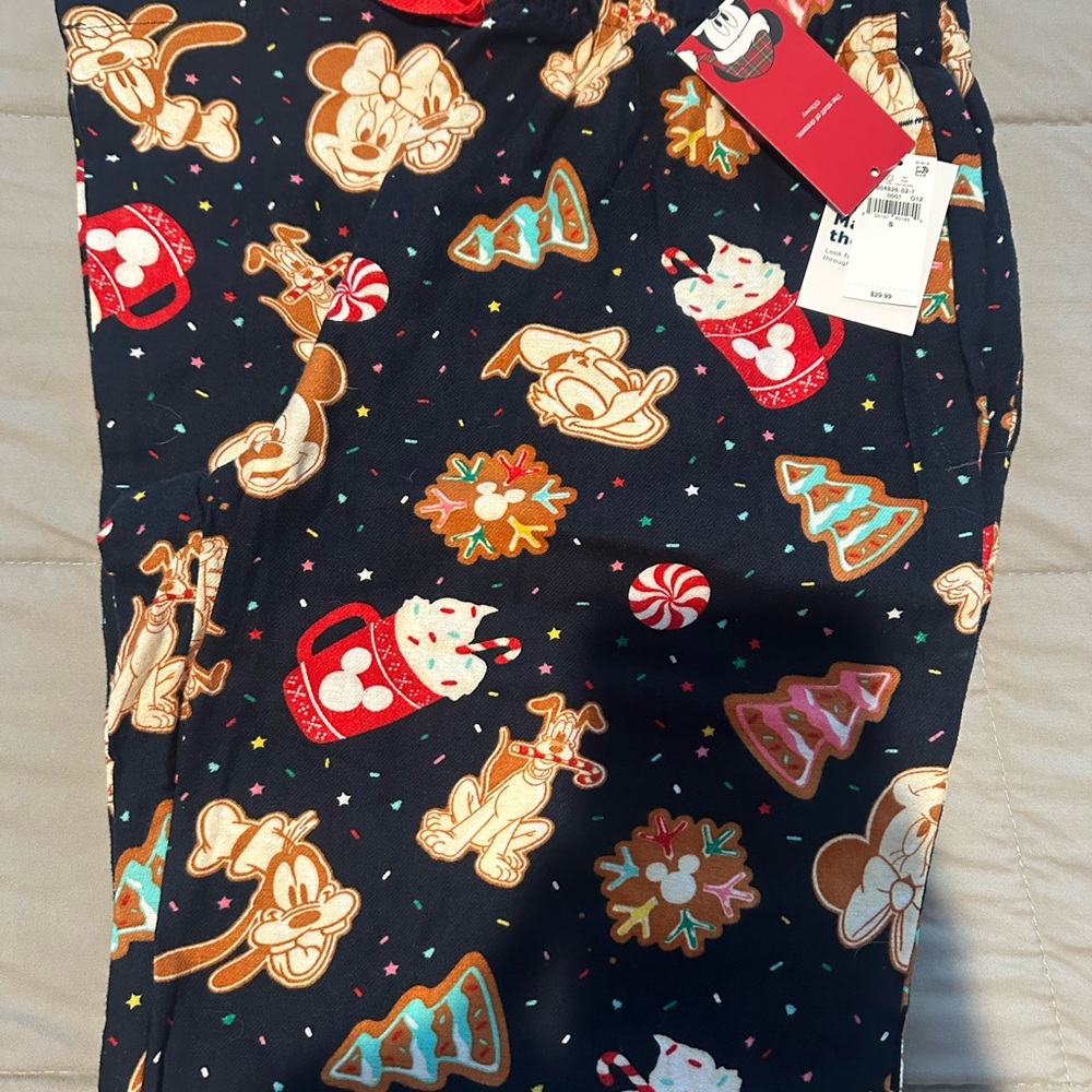 Disney  Pajamas - Blue with Multicolor Mickey and Friends Print